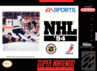 NHL 94 Super Nintendo US box art